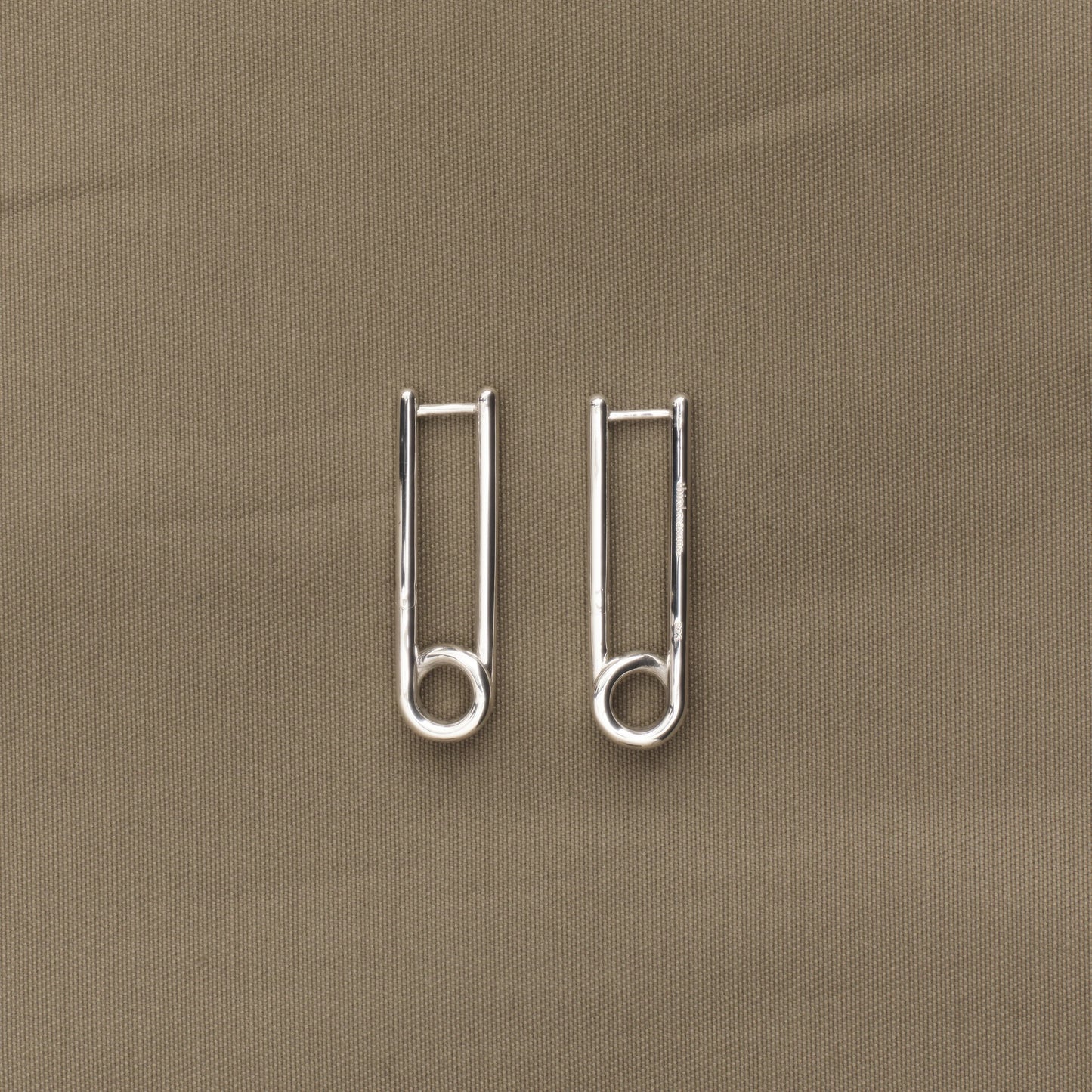 Third Reason - Extended Pin Earring - Silver