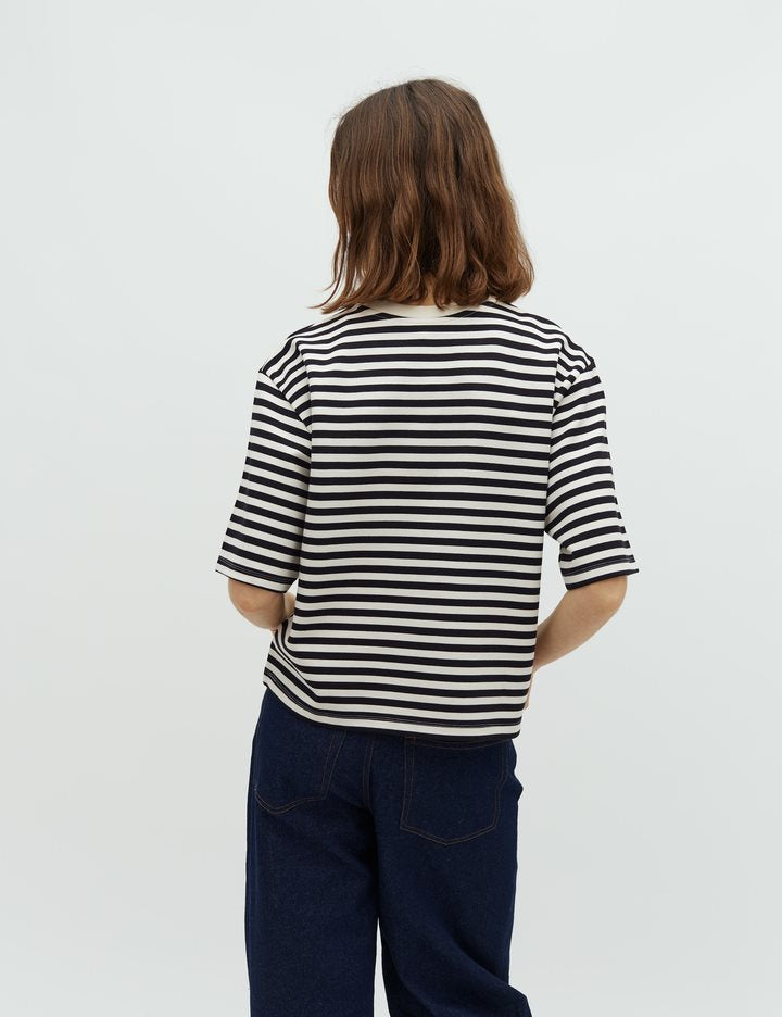 Mbym - Emrys T-shirt - Java Sugar Stripe