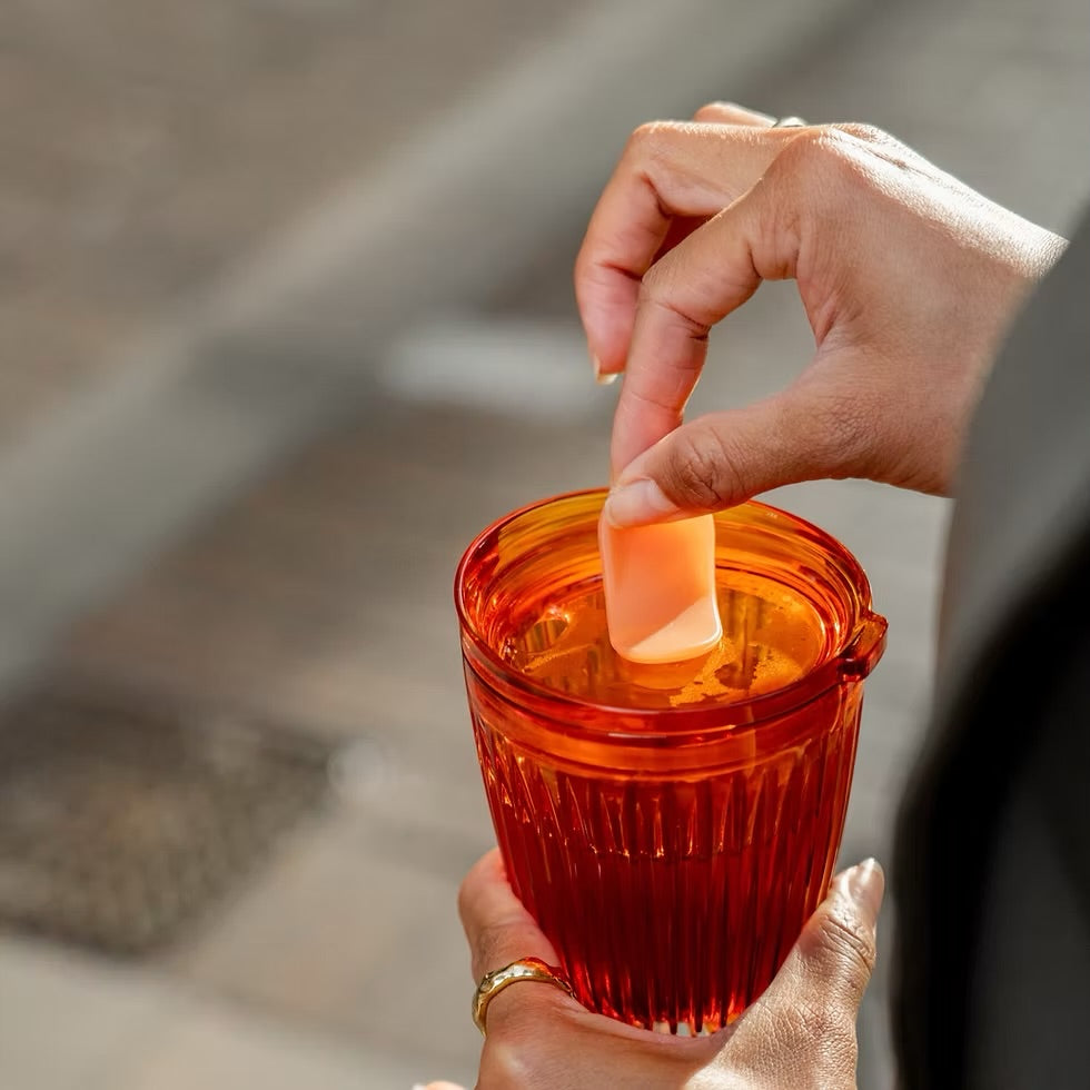 HuskeeCup Renew 8oz Cup with lid - Amber