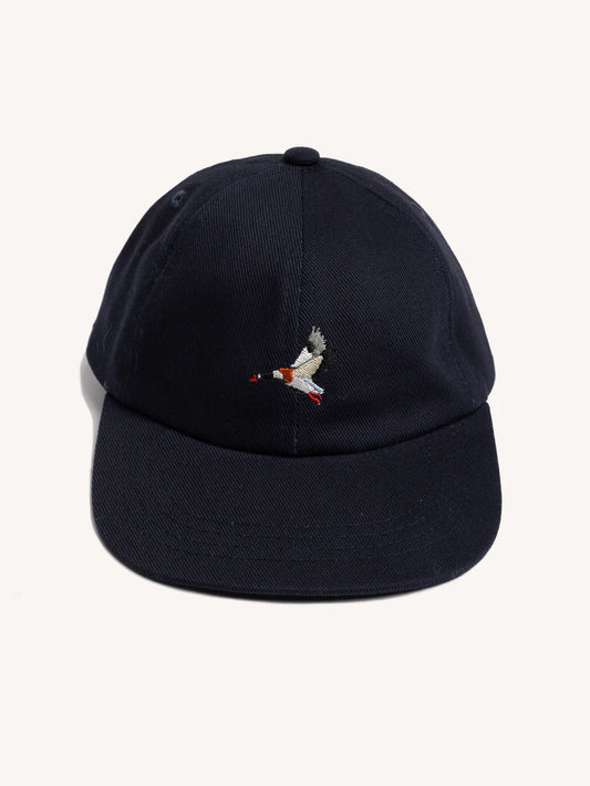 Kestin - Duck Embroidery Twill Cap, Navy