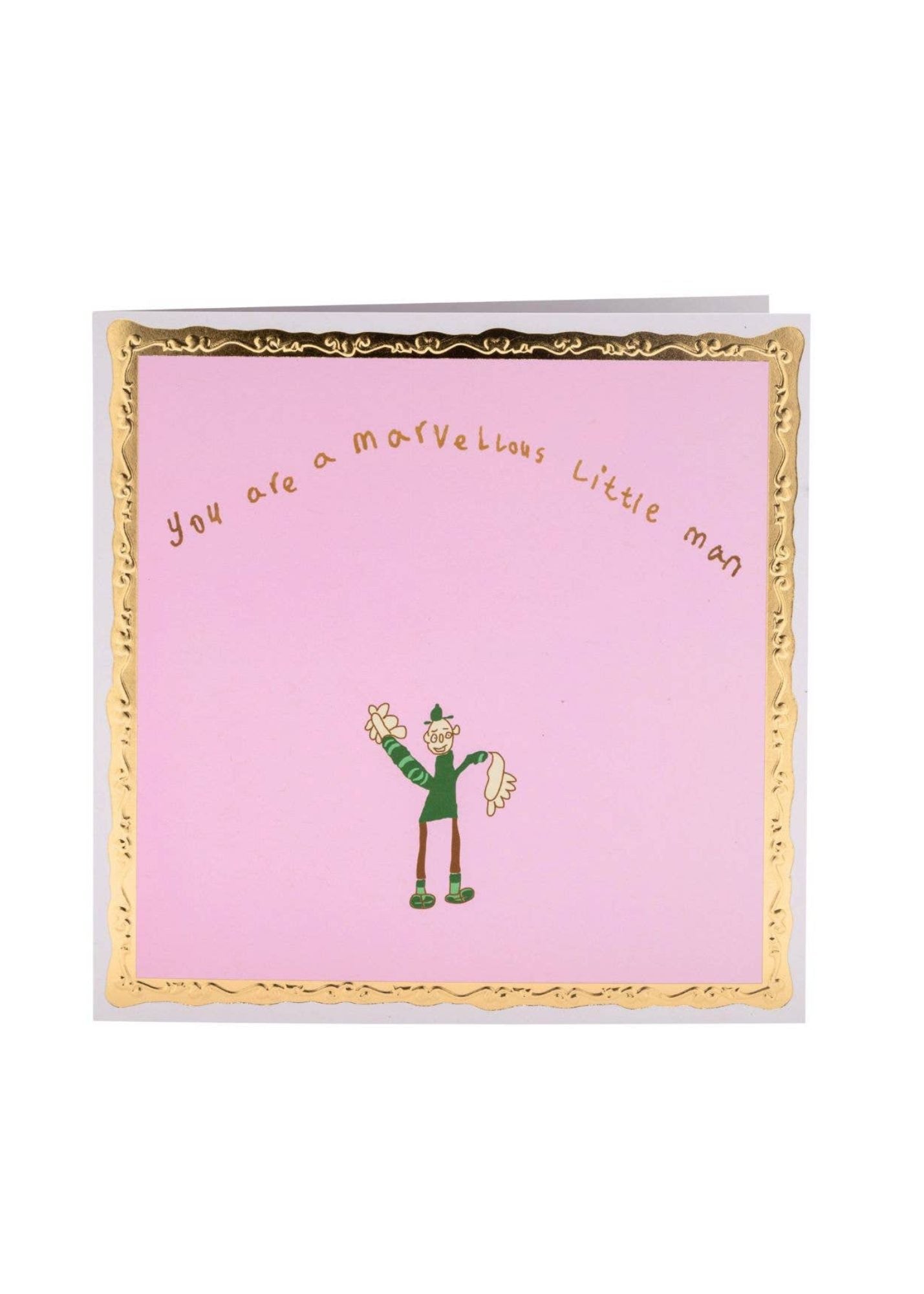 Arthouse Unlimited - Marvellous Little Man, Greetings Card