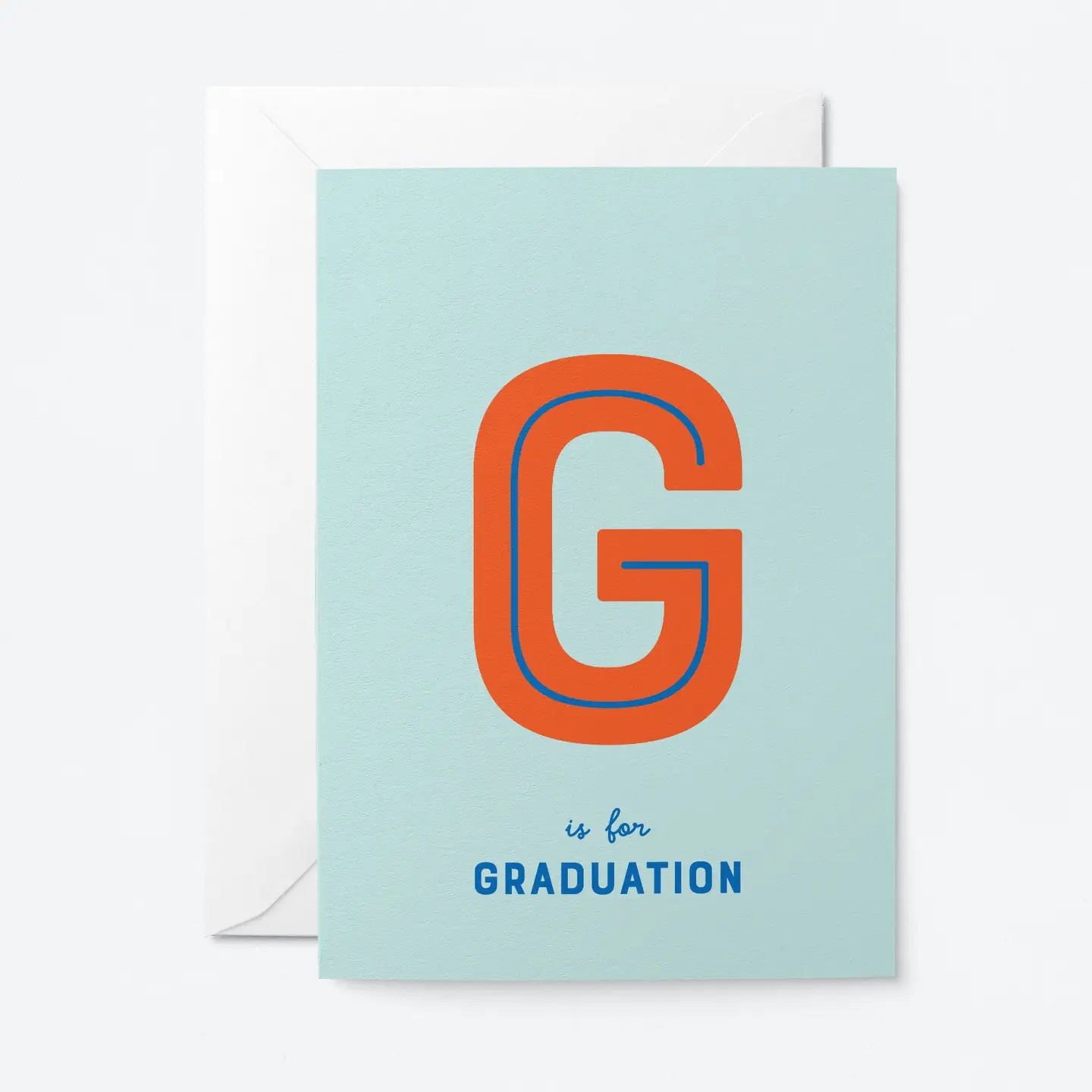 Graphic Factory - G is for Graduation Alphabet Greeting Card
