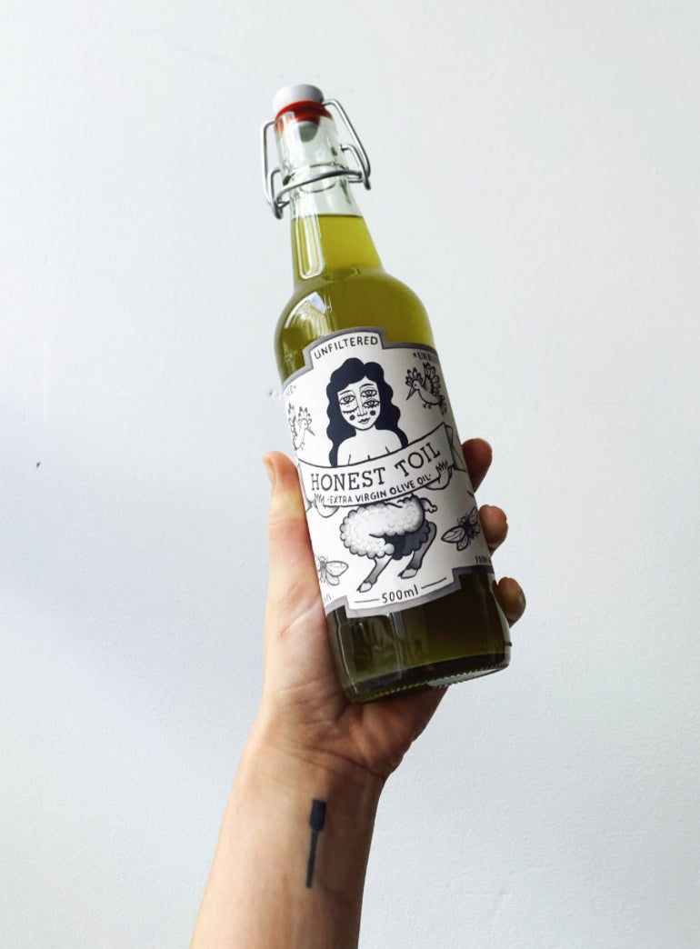 Honest Toil - 500ml bottle extra virgin olive oil - NOV 2024 HARVEST