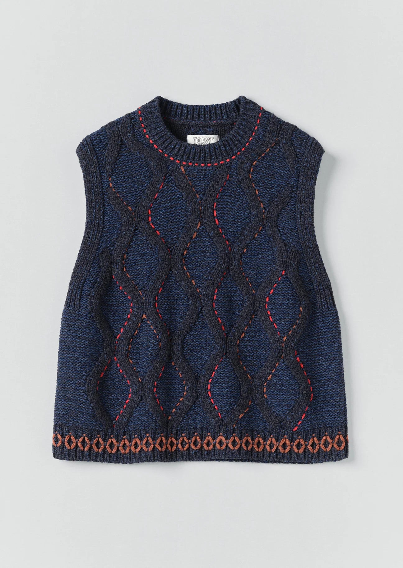 TOAST - Hand Embellished Cable Tank