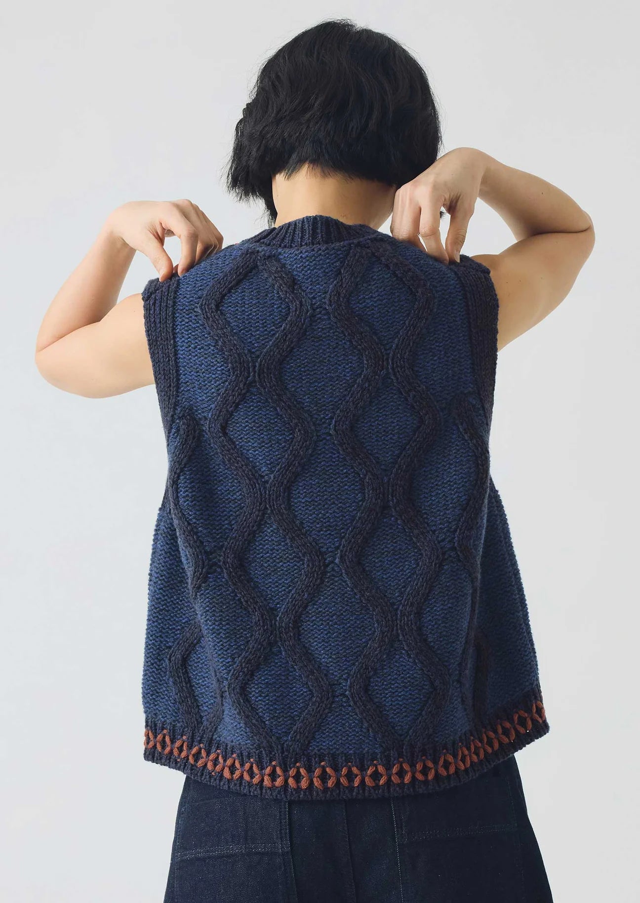 TOAST - Hand Embellished Cable Tank