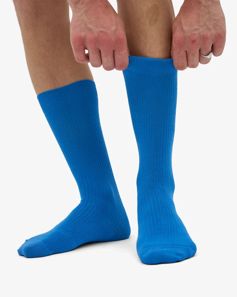 Colourful Standard - Classic Organic Sock, Pacific Blue