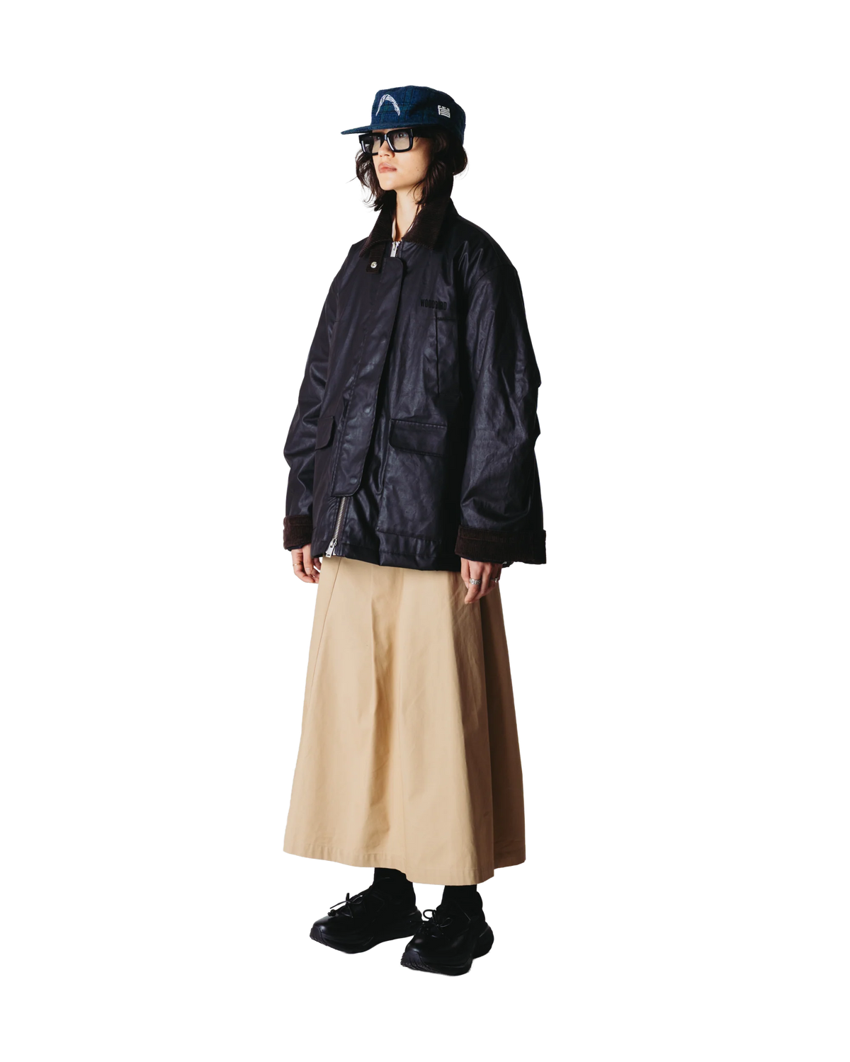 WOODBIRD - Rui Waxed Jacket, Black