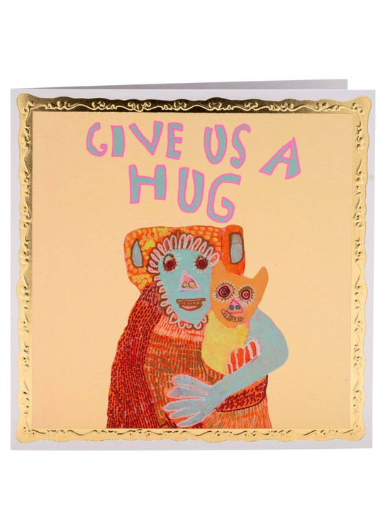 Arthouse Unlimited - Give Us A Hug, Greetings Card