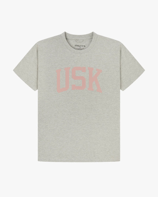 Uskees - 7006 Signature T-Shirt, Grey Marl