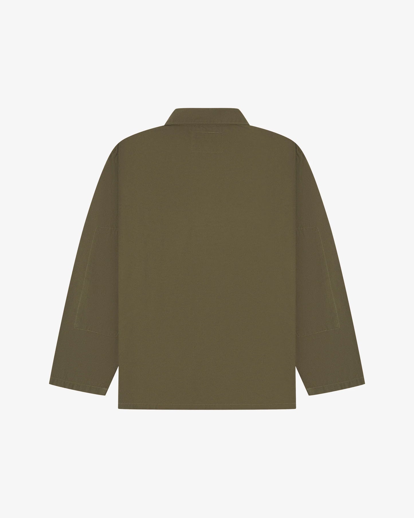 Uskees - 3001 Buttoned Overshirt Cotton, Dark Taupe