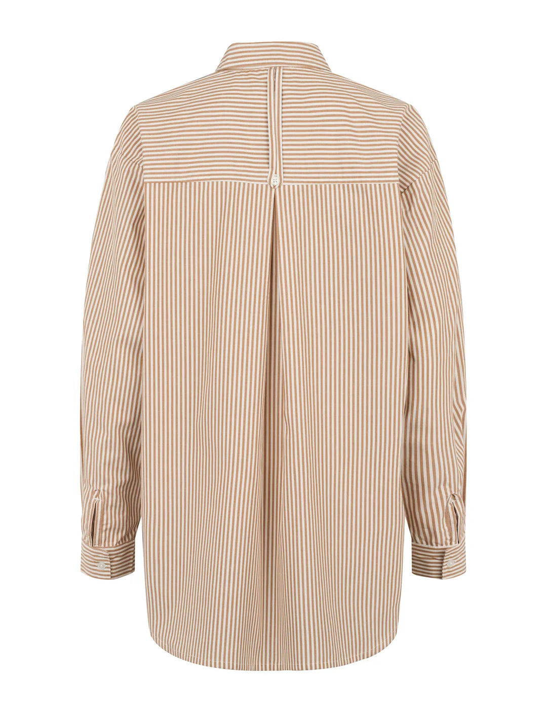 Esmé Studios - Hella Shirt, Brown Stripe