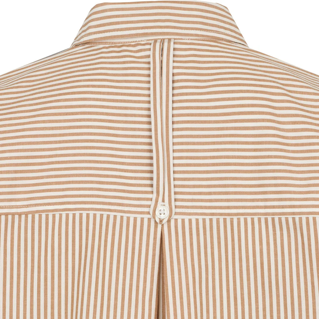 Esmé Studios - Hella Shirt, Brown Stripe