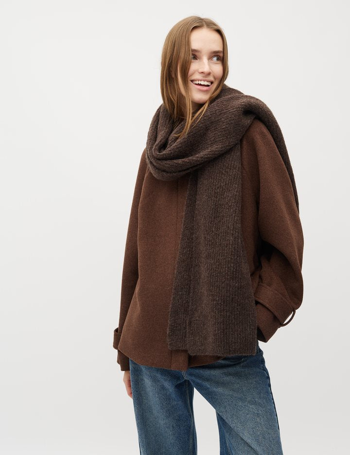 MbyM - Hevelyn Scarf, Fig Coffee Melange
