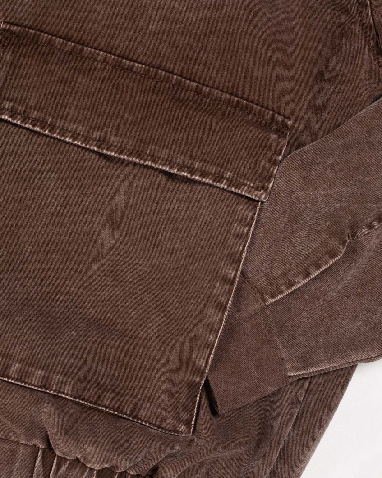 CANDICE - Earth Washed Jacket, Brown