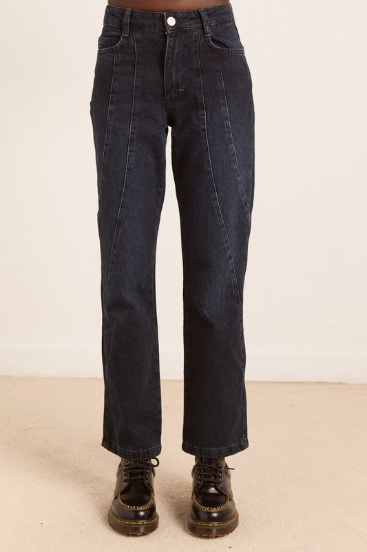 Damson Madder - Juli Jeans, Wavy Seams