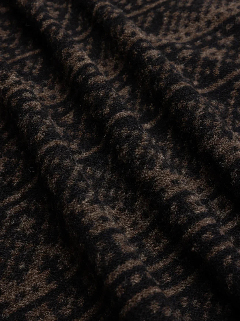 Kestin - Junction Sweat, Peat/Knitted Fairisle