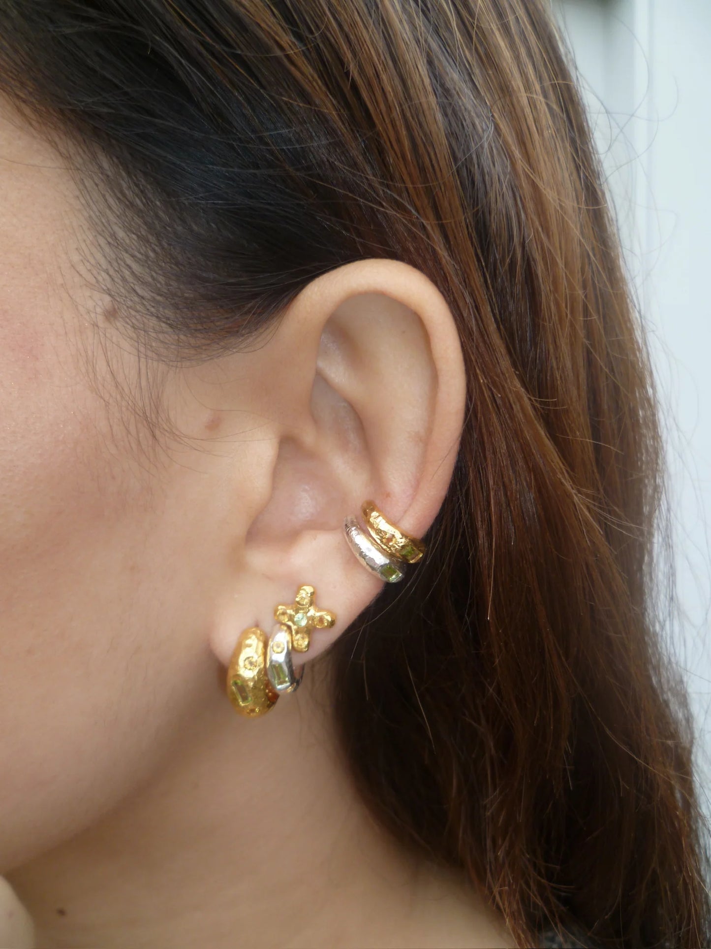 Tyger by the Tail - Mini Hoops, Gold