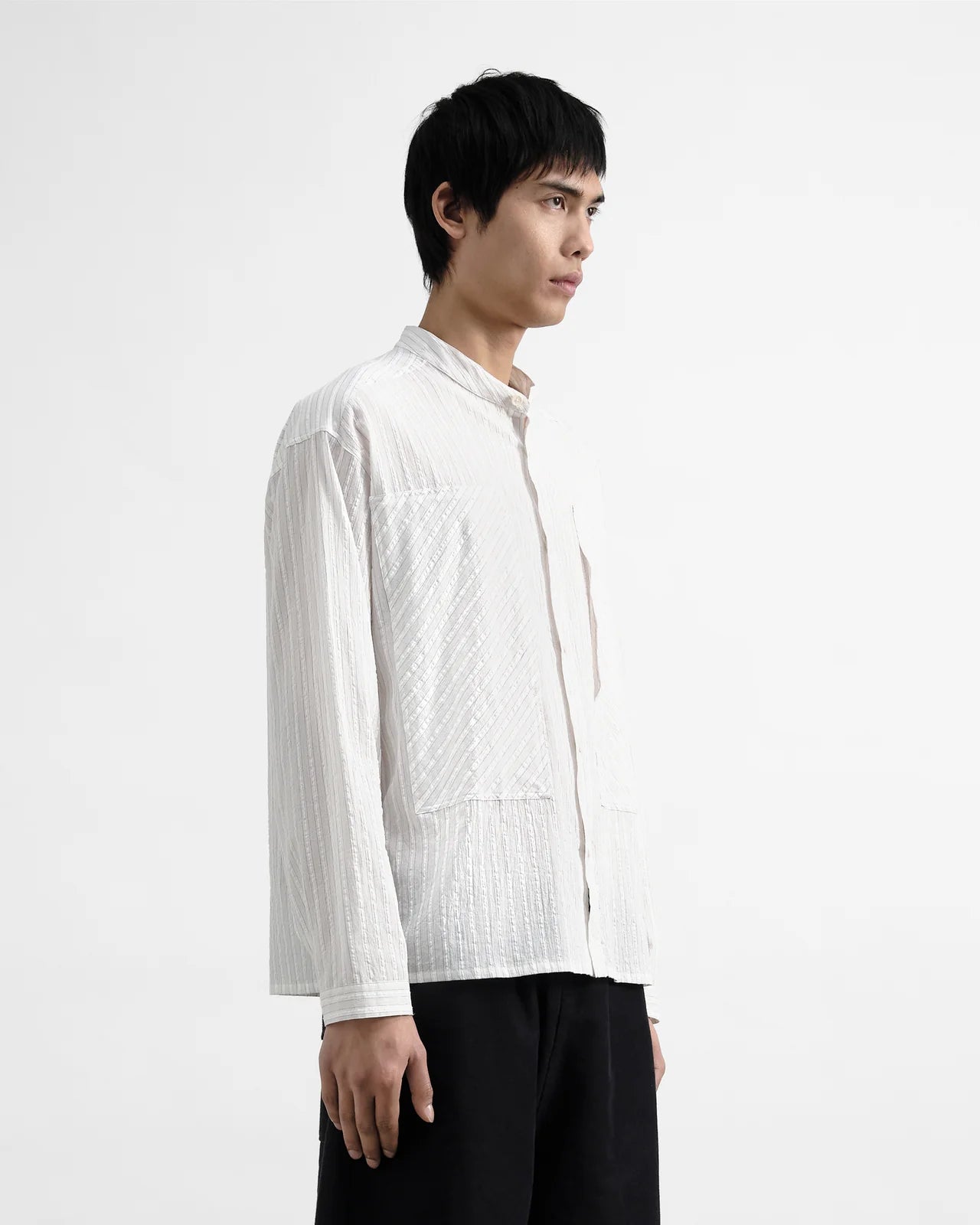 YMC - Hawkeye Shirt, Natural Stripe