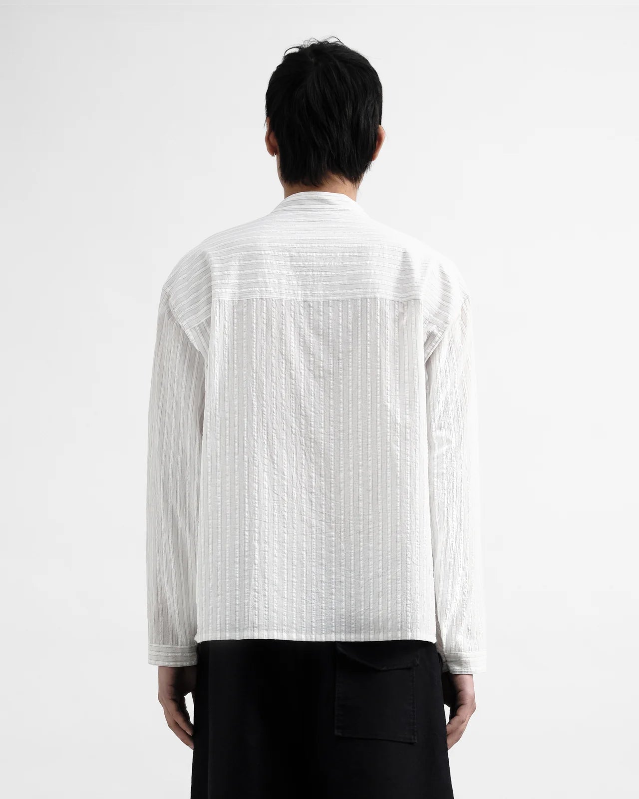 YMC - Hawkeye Shirt, Natural Stripe