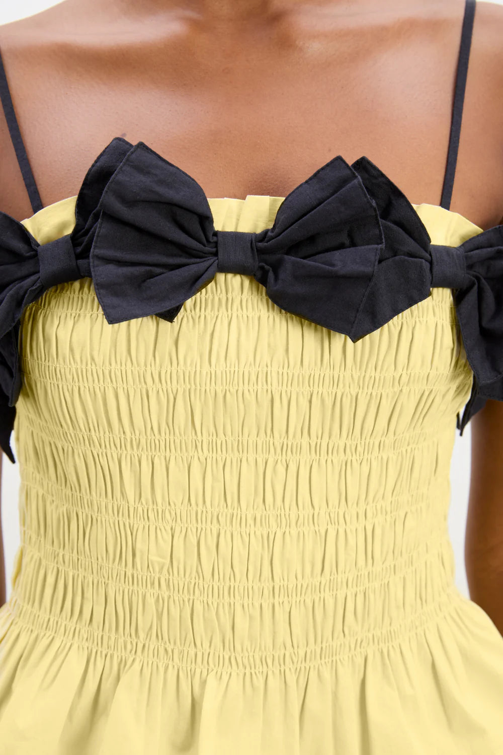 Damson Madder - Bea Cami - Butter / Black