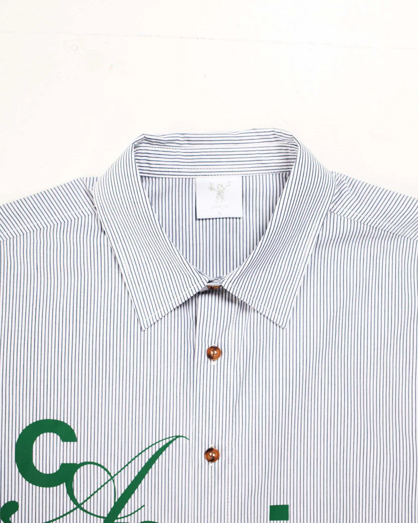CANDICE - House Stripe Shirt, White/Black