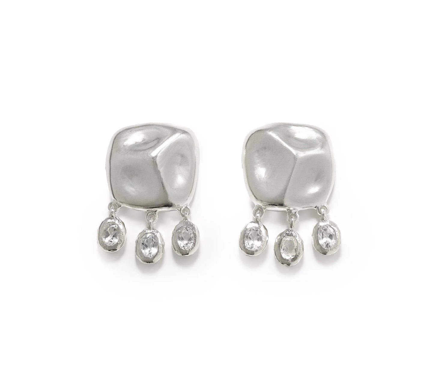 Tyger by the Tail - Nyx Earrings, Silver