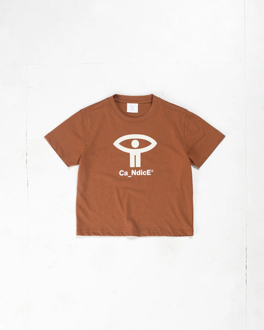 CANDICE - Circuit Baby Tee, Light Brown