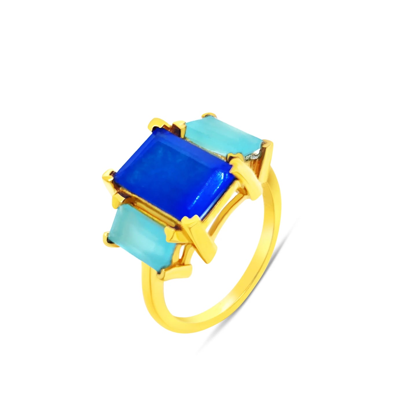 Gem Bazaar - Moon River Ring