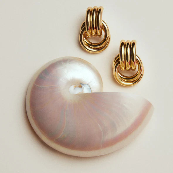 Heaven Mayhem - Mini Knot Earring, Gold