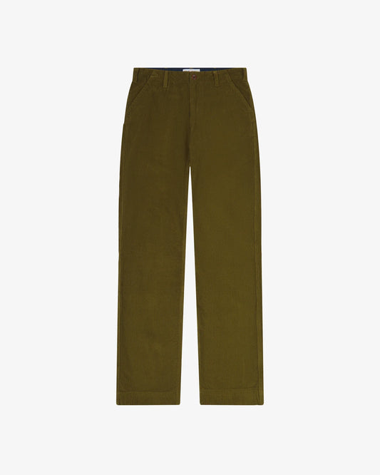 Uskees - Workwear Pants Corduroy, Woodland Green