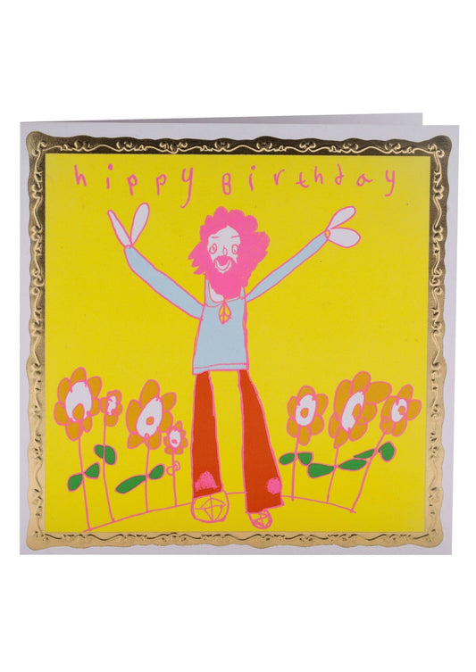 Arthouse Unlimited - Hippy Birthday, Greetings Card