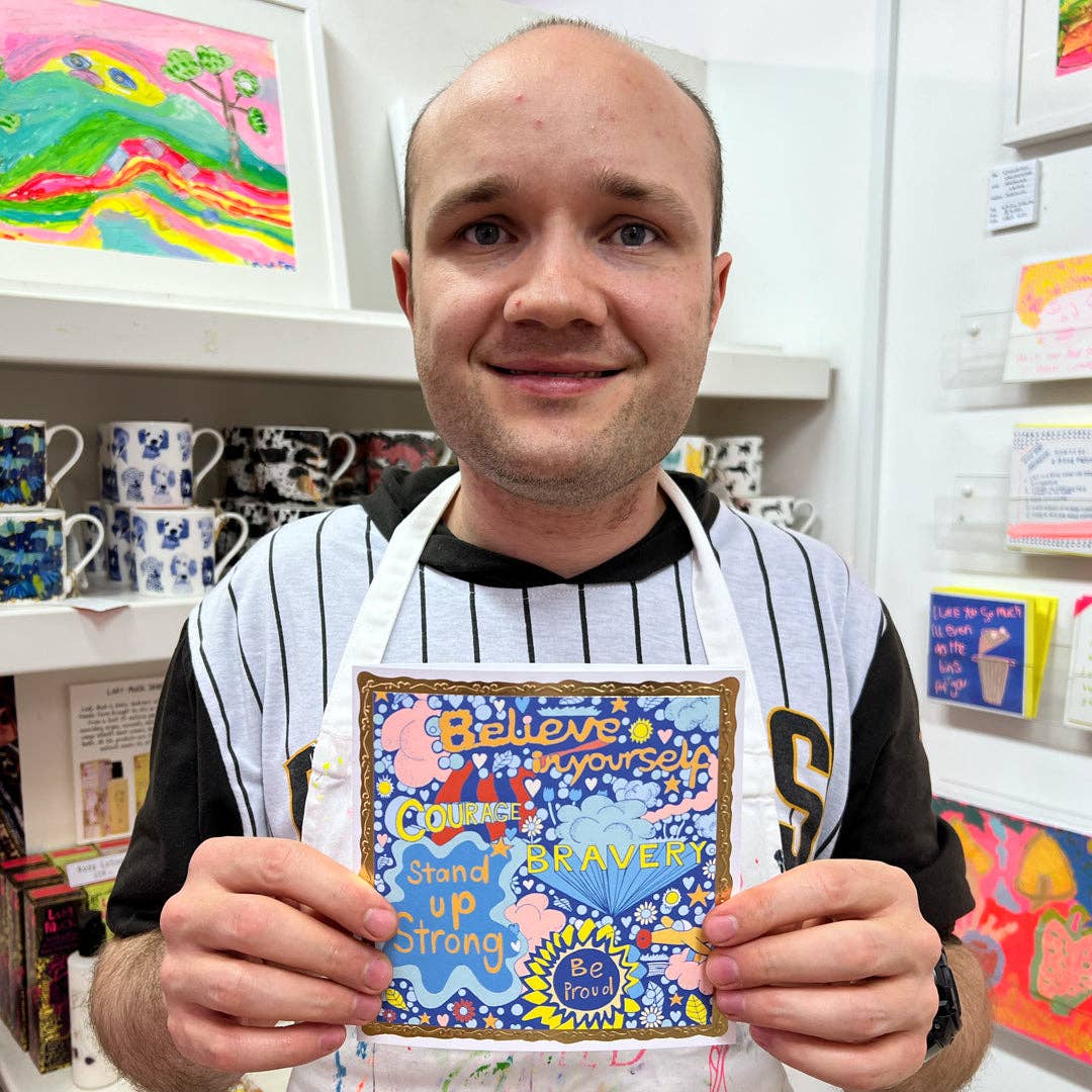 Arthouse Unlimited - Believe in Yourself, Greetings Card