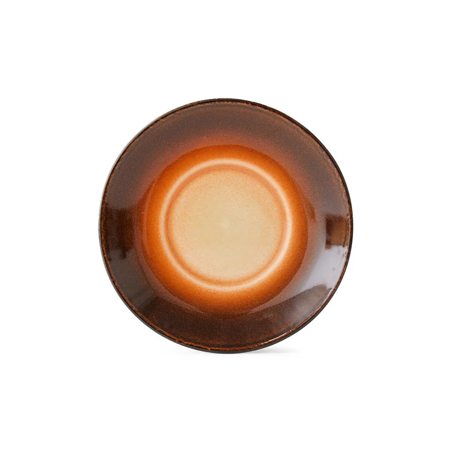 HK Living 70s Ceramics: Saucer - Medium Roast