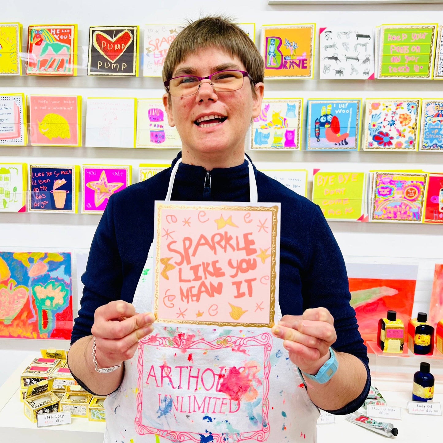 Arthouse Unlimited - Sparkle Like You Mean It, Greetings Card