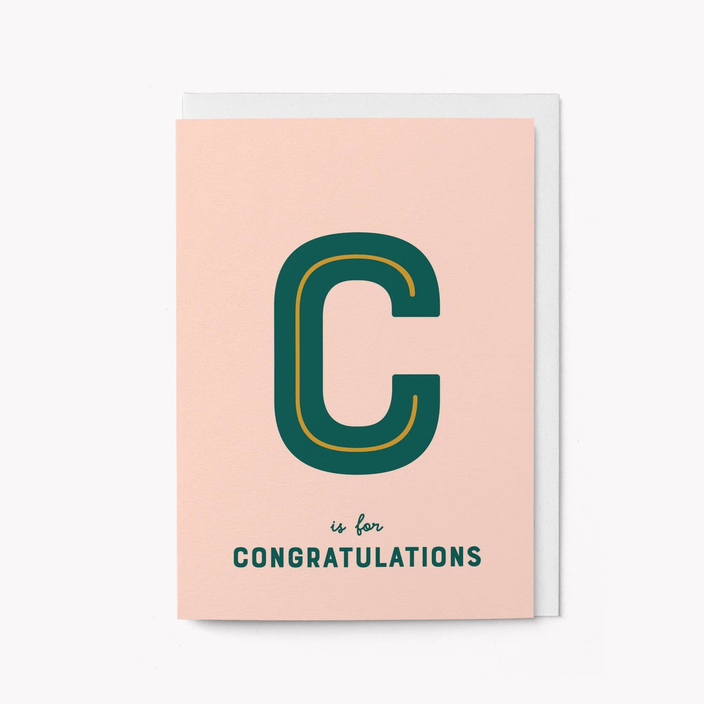 Graphic Factory - Congratulations - Alphabet Greeting card