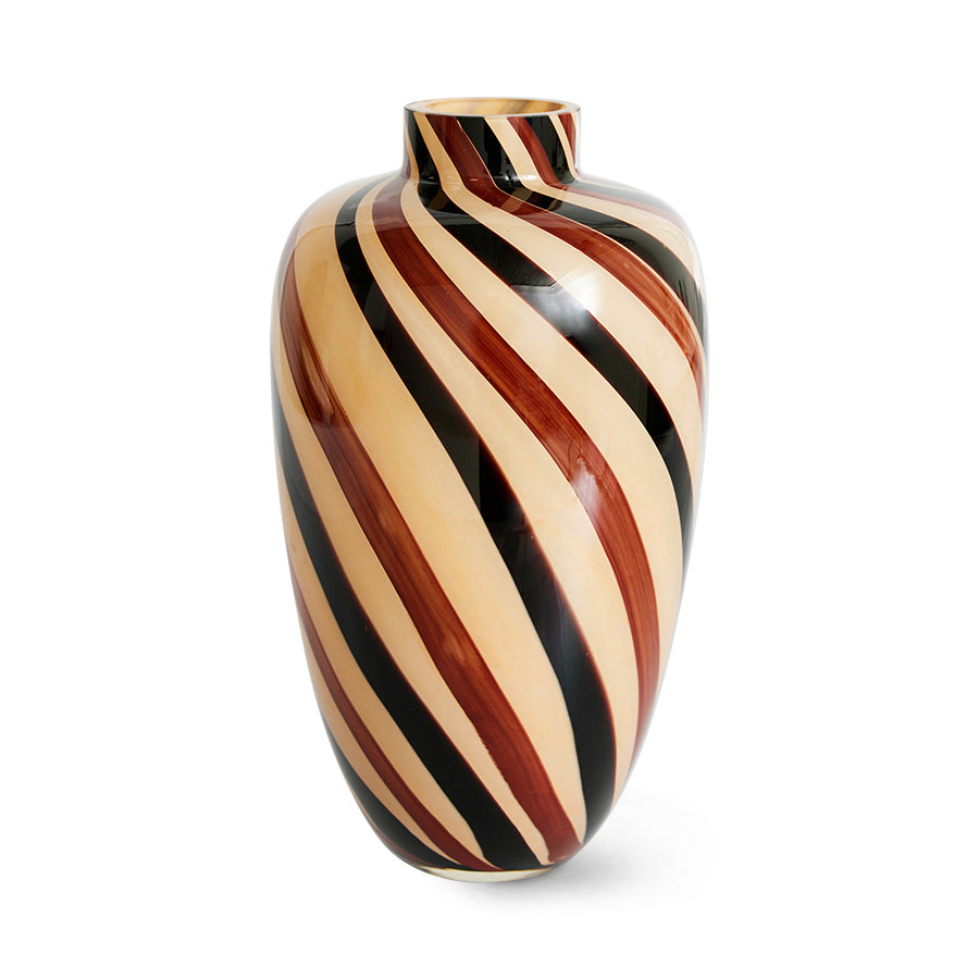 HKLIVING - Glass Vase, Affogato
