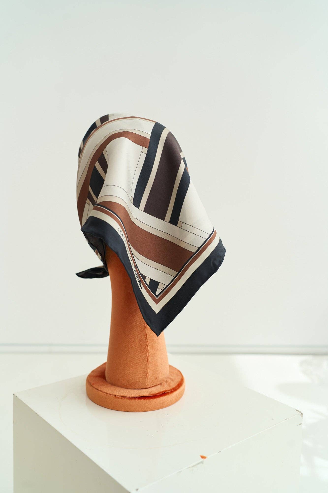 Lost Pattern NYC x Leatherology Silk Square Scarf