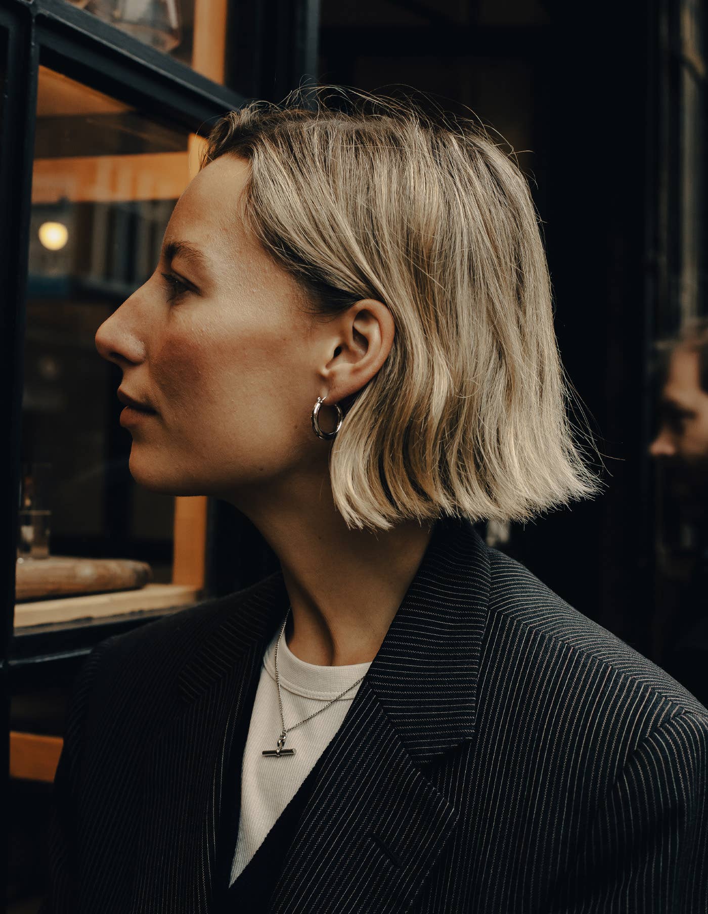 Nordic Muse - Silver Classic Hoop Earrings