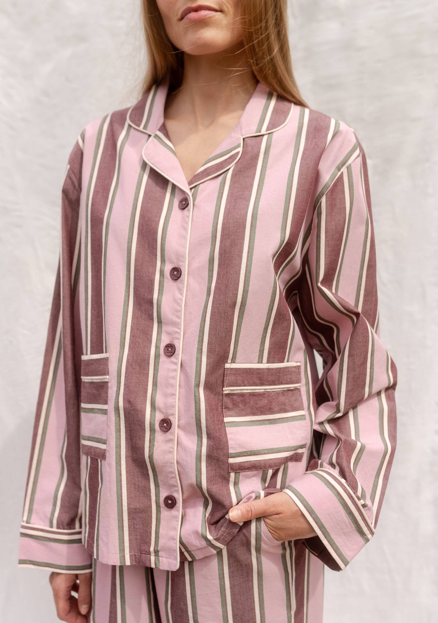TBCo - Cotton Pyjamas, Pink Stripe