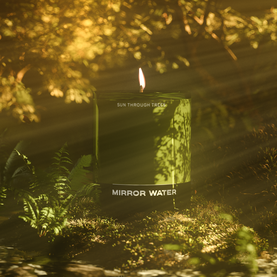 Mirror Water - SUN THROUGH TREES Candle