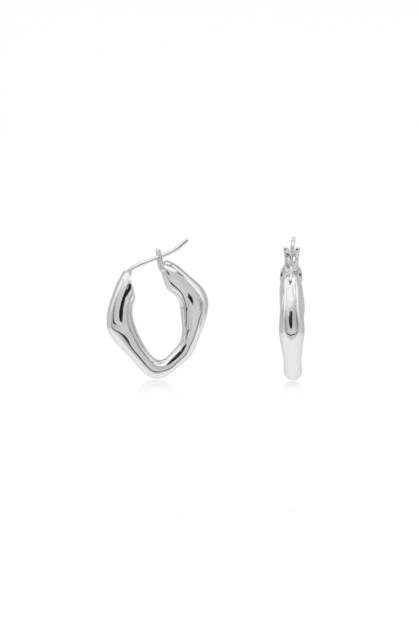 Arctic Fox & Co - Liv Signature Hoop Earring, White Gold