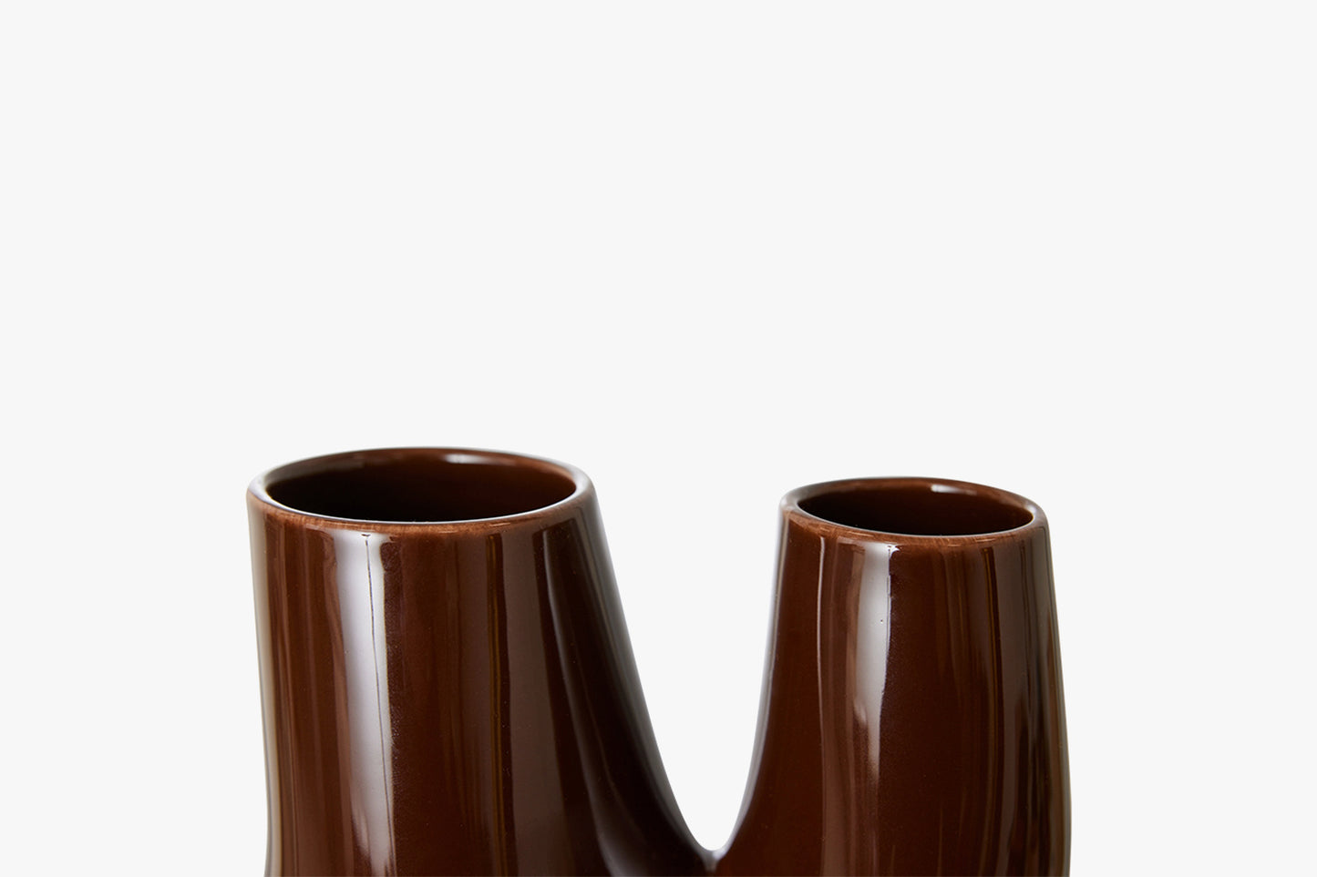 HKLIVING - Ceramic Vase Organic Espresso, Large