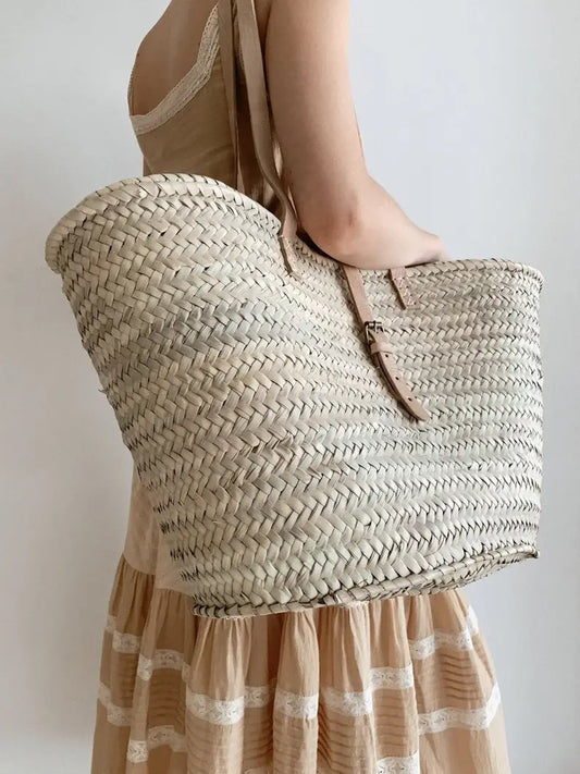 Marrakesh Living - Straw Bag with Thin Buckle