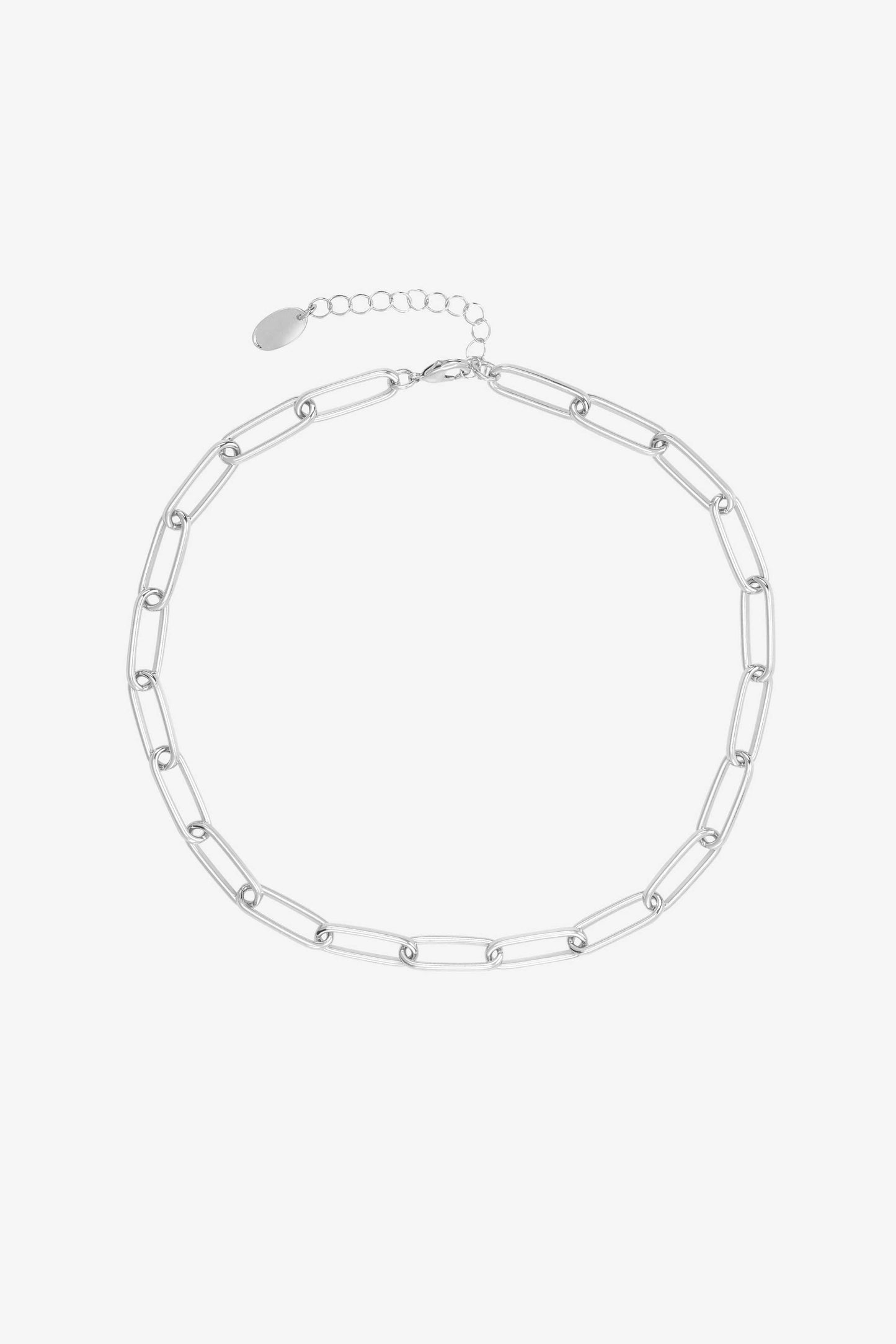 Arctic Fox & Co - The Paperclip Chain Necklace, Silver