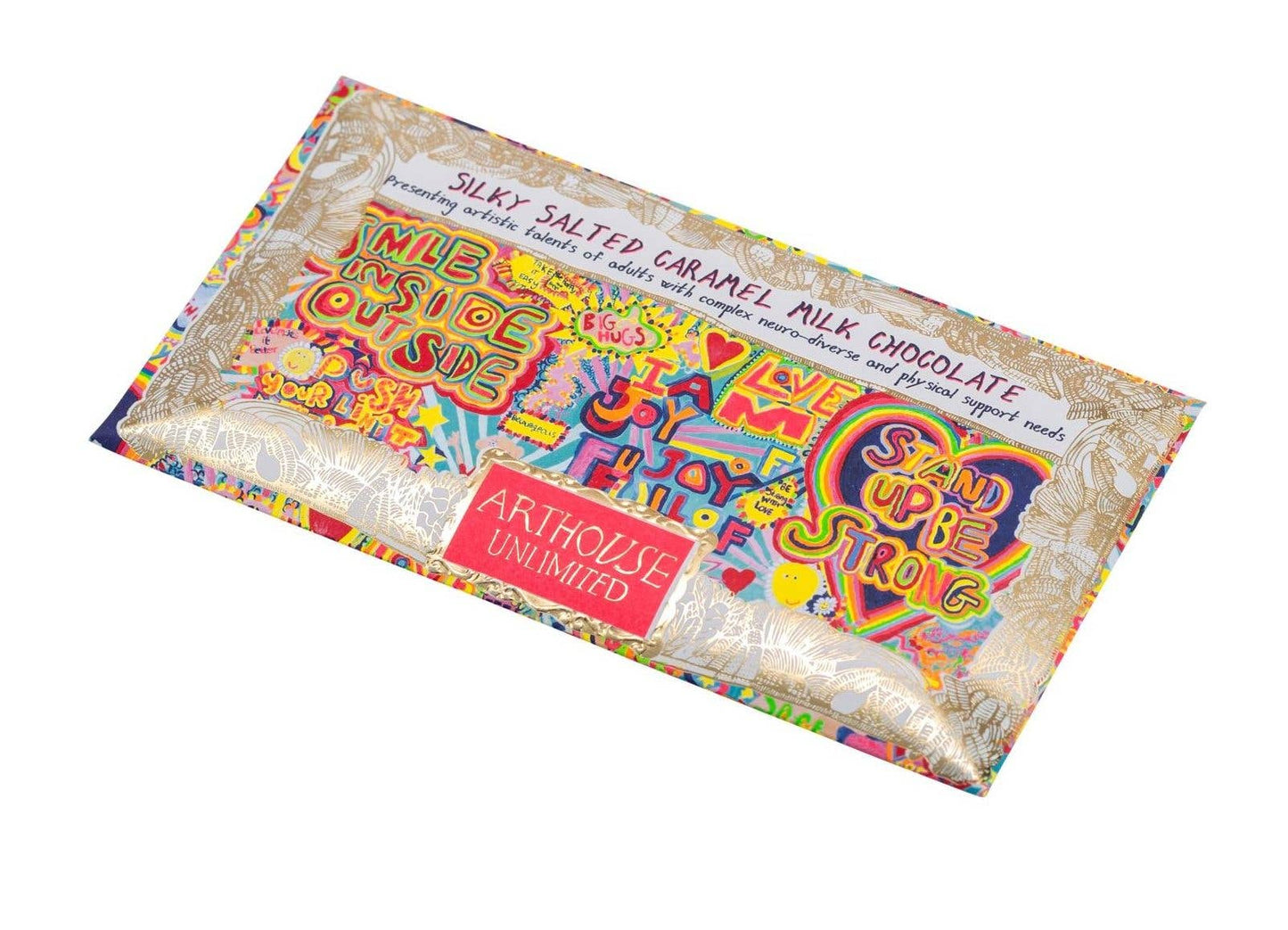 Arthouse Unlimited - Full of Joy, Silky Milk Salted Caramel Chocolate Bar
