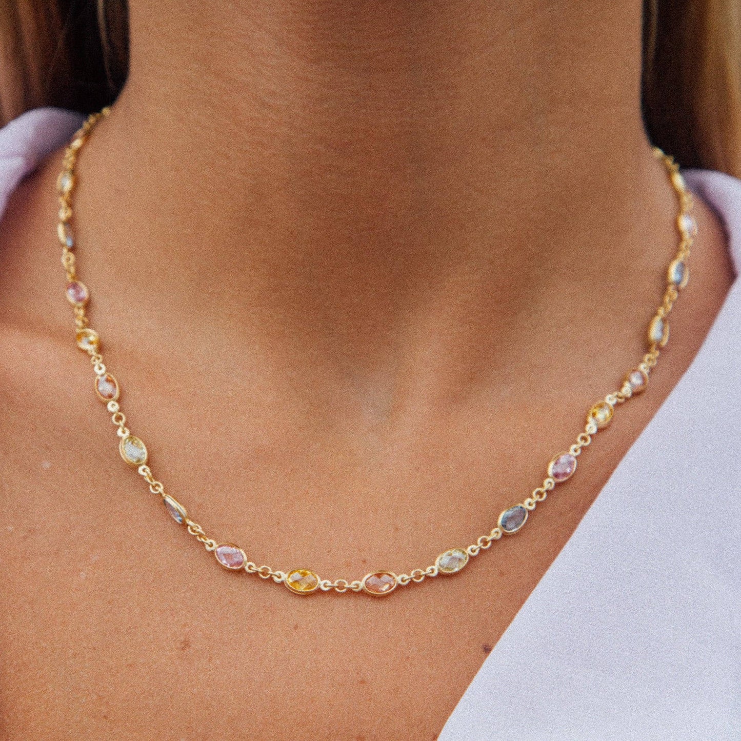 Agapée - Fruitera Primavera Necklace, Gold