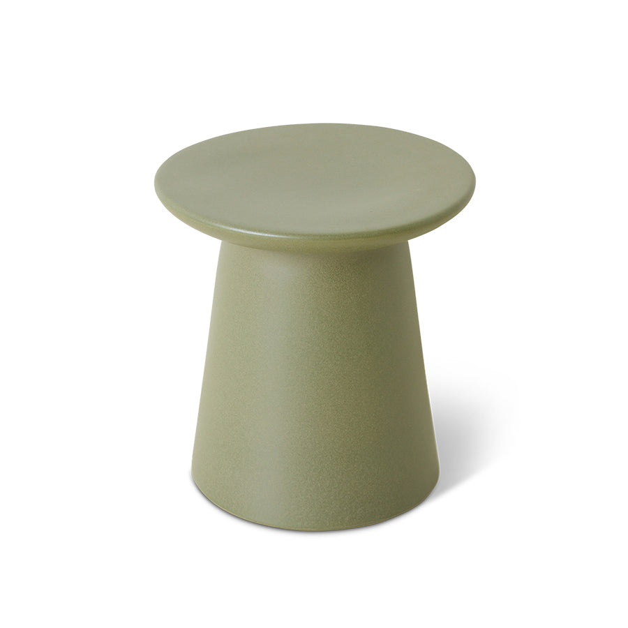HKLIVING - Earthenware Side Table M, Army