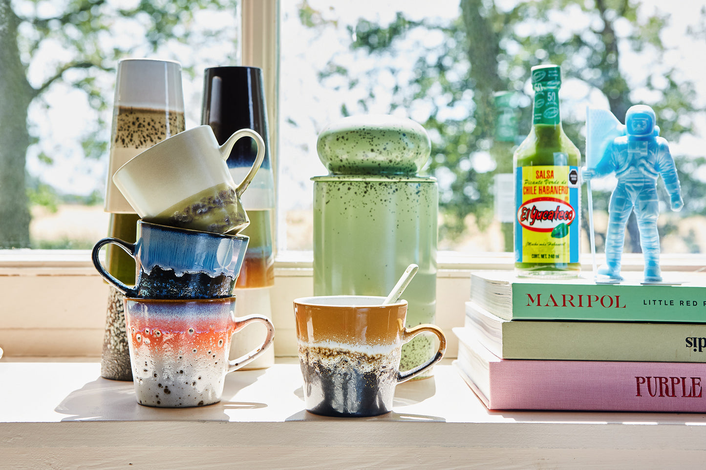 HKLIVING - 70s Ceramics: Americano Mugs, Pegasus