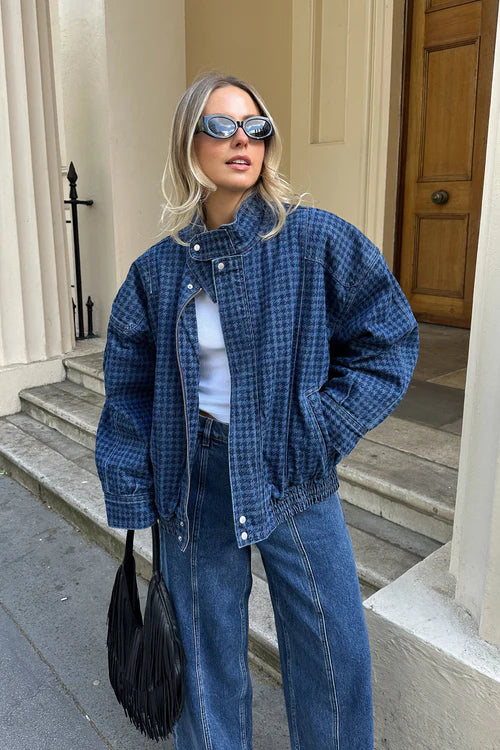 Seventy + Mochi - Juno Jacket - Houndstooth Americana