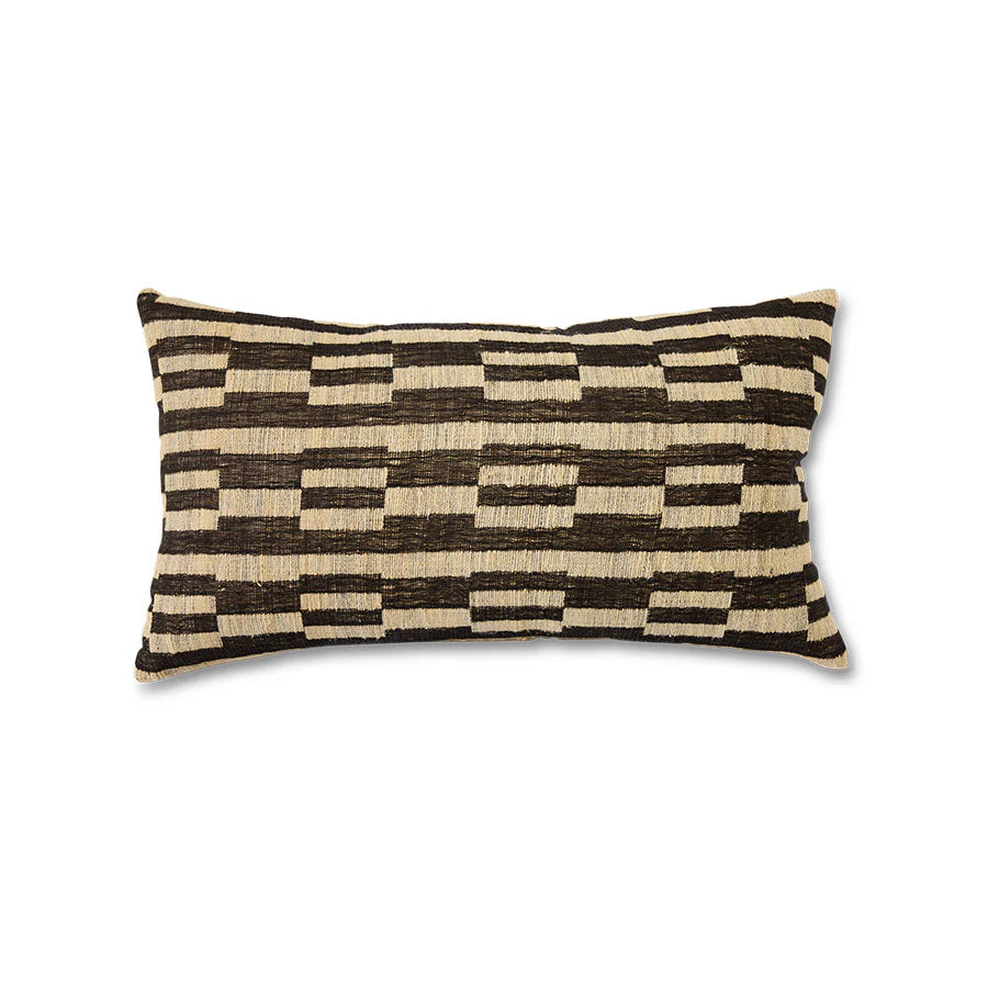 HKLIVING - Natural monochrome cushion (70cm x 40cm)